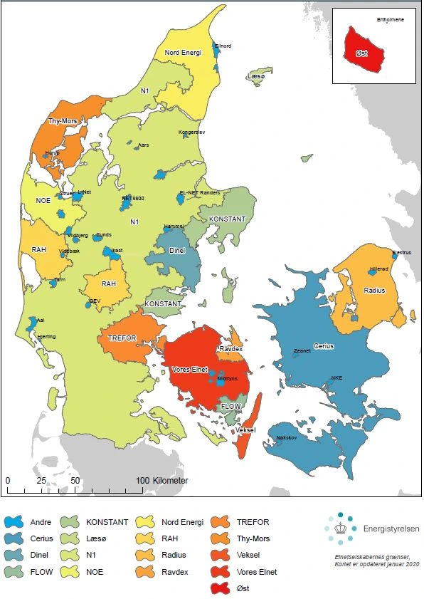 Netselskaber i Jylland