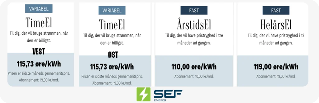 SEF Energi tilbyder solide elpriser