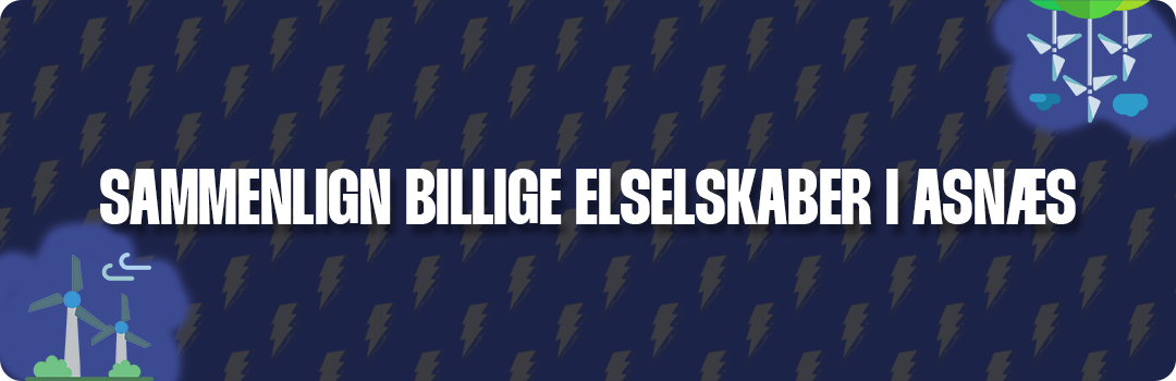Sammenligning af top 5 billigste elselskaber i Asnæs