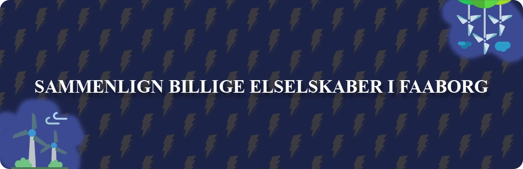 Sammenligning af top 5 billigste elselskaber i Faaborg