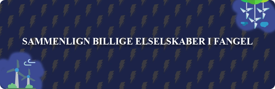 Sammenligning af top 5 billigste elselskaber i Fangel