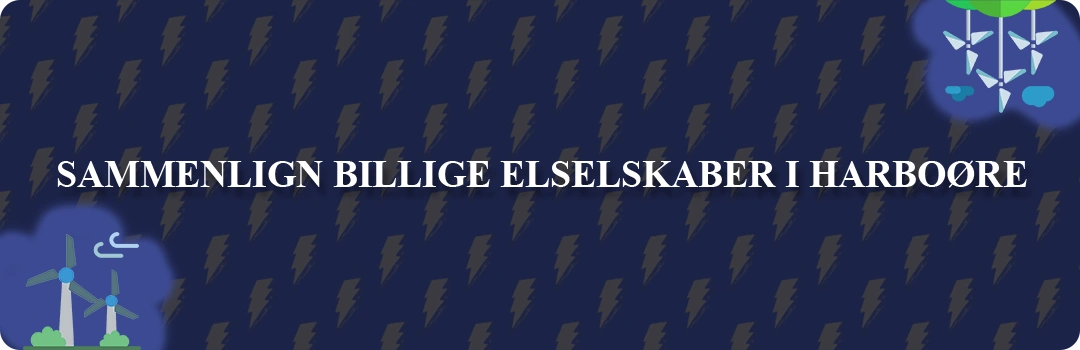 Sammenligning af top 5 billigste elselskaber i Harboøre