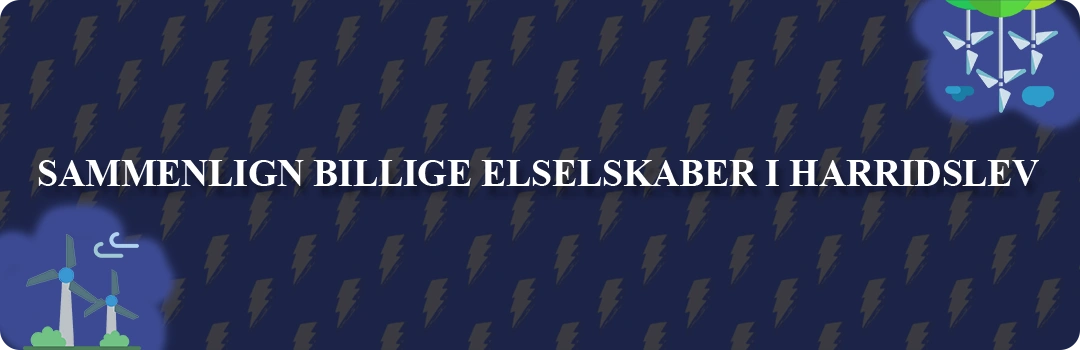 Sammenligning af top 5 billigste elselskaber i Harridslev