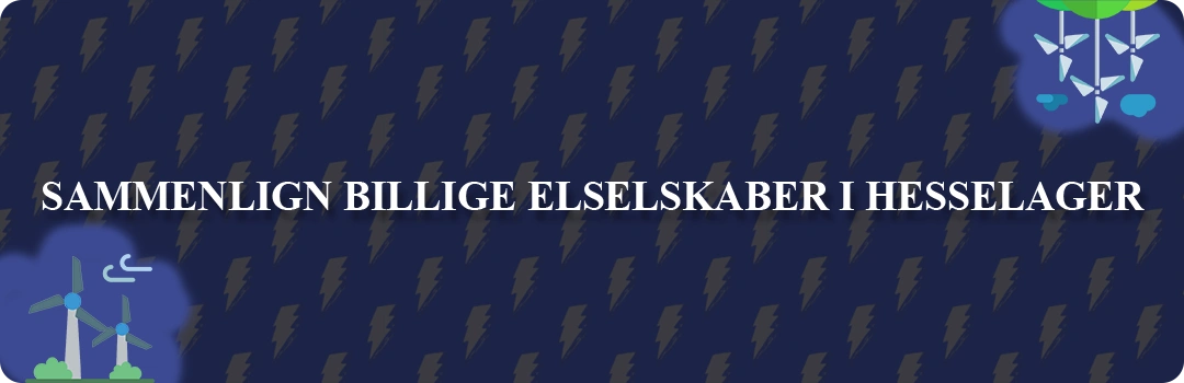 Sammenligning af top 5 billigste elselskaber i Hesselager