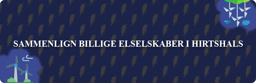 Sammenligning af top 5 billigste elselskaber i Hirtshals