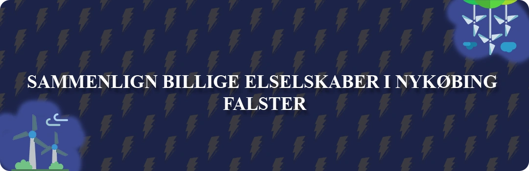 Sammenligning af top 5 billigste elselskaber i Nykøbing Falster