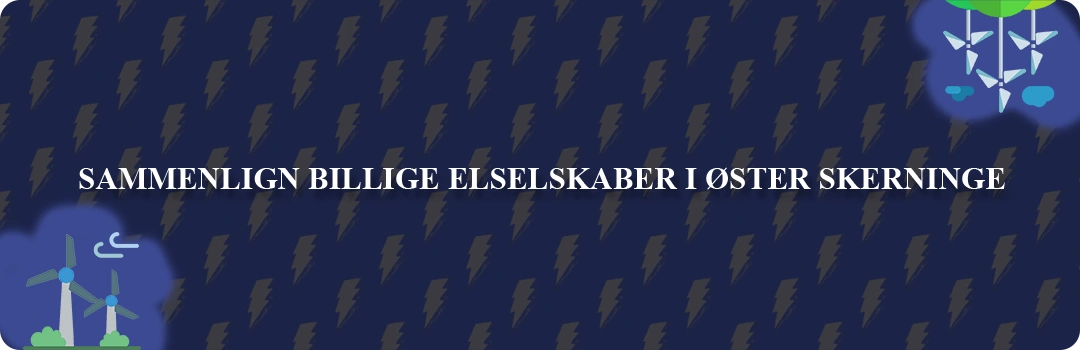 Sammenligning af top 5 billigste elselskaber i Øster Skerninge