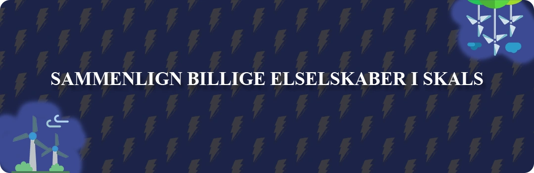Sammenligning af top 5 billigste elselskaber i Skals