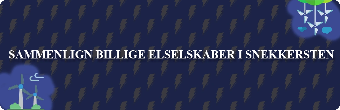 Sammenligning af top 5 billigste elselskaber i Snekkersten
